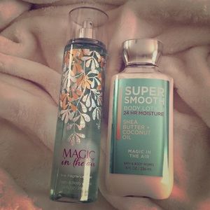 Brand new unused lotion and body mist